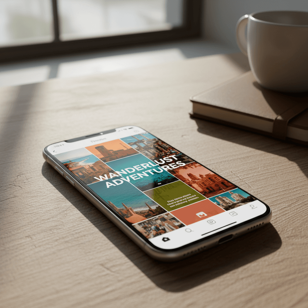 Instagram Reel displayed on smartphone